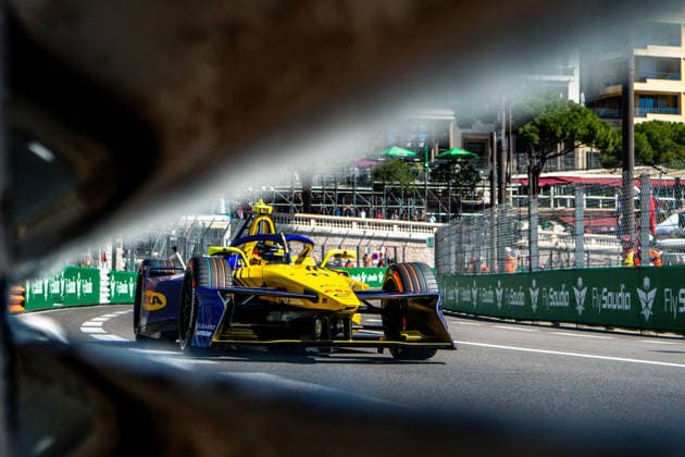 Monaco EPrix Round 9 Lucas di Grassi of Brazil driving the (11) Lola Yamaha ABT Formula E Team Lola-Yamaha T001 through Tabac during Qualifying of the Monaco E-Prix Round 9 at Circuit de Monaco, Monte Carlo 16 05 2026 UK Newspapers OUT Copyright: xNickxEmmersonx FIL-23438-0051