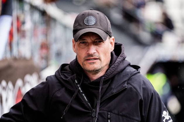 Germany Soccer Bundesliga 2025 26, 34 Matchday FC St Pauli vs VfL Wolfsburg Millerntor Stadion Hamburg Alexander Blessin FC St Pauli, Coach , Portrait Portrait, Crop Copyright: xStefanxTrochax