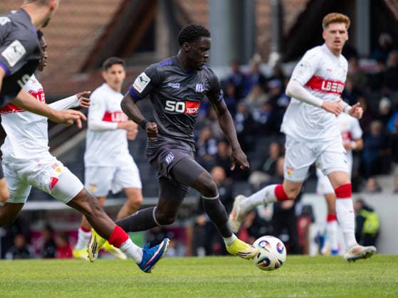 Ismail Badjie VfL Osnabrueck, 37 on the ball GER, VfB Stuttgart II vs VfL Osnabrueck, Football, 3 Bundesliga, 38 Matchday, Season 2025 2026, 16 05 2026 GER, VfB Stuttgart II vs VfL Osnabrueck, Football, 3 Bundesliga, 38 Matchday, Season 2025 2026, 16 05 2026 Aspach Copyright: xEibner-Pressefoto CarstenxSchwerx EP_CSG