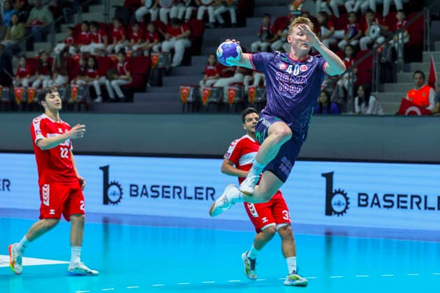 Men s World Cup qualifying match in handball Turkey Norway Ankara 20260516 Norway s Vetle Ronningen and Robin Paulsen Haug before the World Championship qualifying match in men s handball between Turkey and Norway at the THF Spor Complex in Ankara Photo Adem Atlan NTB Ankara Turkey EDITORIAL USE ONLY RESTRICTED USE FOR BETTING COMPANIES  Copyright: xAdemxAltanx xNTBx