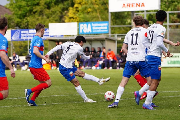 Soccer I Men I Season 2025 2026 I Regionalliga Nord I 34 Matchday I SSV Jeddeloh II SV Drochtersen Assel I 16 05 2026 Goal Keita Taguchi 5, SSV Jeddeloh II Edewecht HASKAMP Arena Niedersachsen Germany Copyright: xLobeca JonasxBoningx