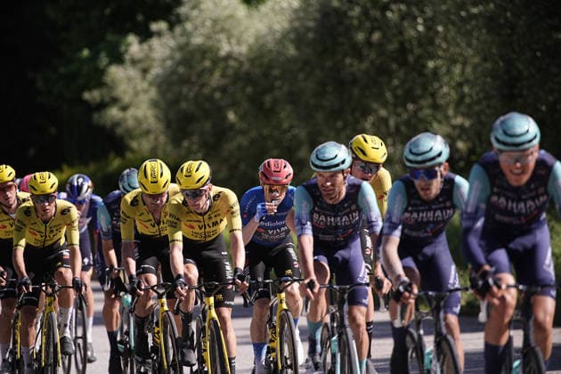 Denmark™s Jonas Vingegaard Hansen of Team Visma Lease A Bike during Stage 8 of the Giro d™Italia, from Chieti to Fermo, Italy, Saturday, May 16, 2026.  Copyright: xMarcoxAlpozzi LaPressex