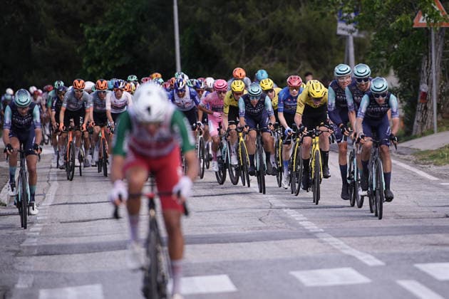 Denmark™s Jonas Vingegaard Hansen of Team Visma Lease A Bike during Stage 8 of the Giro d™Italia, from Chieti to Fermo, Italy, Saturday, May 16, 2026.  Copyright: xMarcoxAlpozzi LaPressex