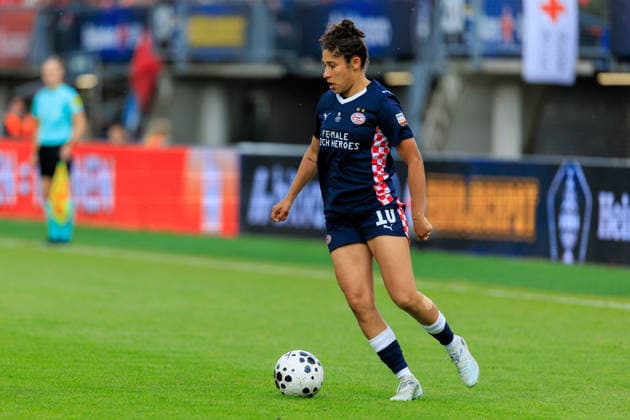 2026-05-16 FC Twente Vrouwen v PSV Vrouwen - Eurojackpot KNVB Beker Vrouwen Finale ROTTERDAM, NETHERLANDS - MAY 16: Chimera Ripa of PSV during the Eurojackpot KNVB Beker Vrouwen Finale match between FC Twente Vrouwen and PSV Vrouwen at Het Kasteel on May 16, 2026 in Rotterdam, Netherlands. Rotterdam Het Kasteel Netherlands Content not available for redistribution in The Netherlands directly or indirectly through any third parties. Copyright: xMarcelxvanxPlateringenx