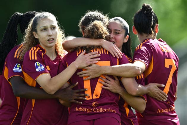 As Roma 16 05 2026 - campionato di calcio serie A femminile Roma-Genoa foto Antonello Sammarco Image nella foto: esultanza gol Giulia Dragoni 