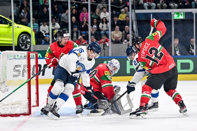 Ice hockey, World Championship, Hungary - Finland