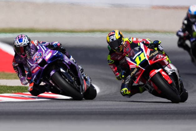 May 16, 2026, Barcelona, Barcelona, Spain: MONTMELO, SPAIN - MAY 16: Jack Miller 43 of Prima Pramac Yamaha MotoGP and Diogo Moreira 11 of Pro Honda LCR in action during the MotoGP Tissot Sprint at the MotoGP Grand Prix of Catalunya at Circuit de Barcelona-Catalunya on May 16, 2026 in Montmelo, Spain. MotoGP Grand Prix Of Catalunya 2026  - ZUMAs316 20260516_znp_s316_075 Copyright: xMartixSeguraxRamonedax