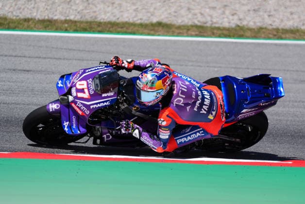 May 16, 2026, Barcelona, Barcelona, Spain: MONTMELO, SPAIN - MAY 16: Toprak Razgatlioglu 07 of Prima Pramac Yamaha MotoGP in action during the MotoGP Tissot Sprint at the MotoGP Grand Prix of Catalunya at Circuit de Barcelona-Catalunya on May 16, 2026 in Montmelo, Spain. MotoGP Grand Prix Of Catalunya 2026  - ZUMAs316 20260516_znp_s316_096 Copyright: xMartixSeguraxRamonedax