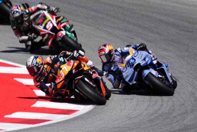 May 16, 2026, Barcelona, Barcelona, Spain: MONTMELO, SPAIN - MAY 16: Alex Marquez 73 of BK8 Gresini Racing MotoGP and Pedro Acosta 37 of Red Bull KTM Factory Racing in action during the MotoGP Tissot Sprint at the MotoGP Grand Prix of Catalunya at Circuit de Barcelona-Catalunya on May 16, 2026 in Montmelo, Spain. MotoGP Grand Prix Of Catalunya 2026  - ZUMAs316 20260516_znp_s316_105 Copyright: xMartixSeguraxRamonedax