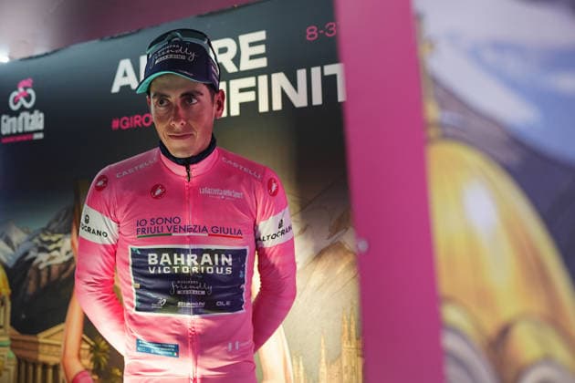 Portugal™s Afonso Oliveira Eulalio of Bahrain Victorious during Stage 8 of the Giro d™Italia, from Chieti to Fermo, Italy, Saturday, May 16, 2026.  Copyright: xMassimoxPaolone LaPressex