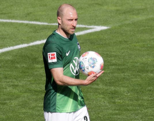 Christian Eriksen VFL Wolfsburg Football, 1 BL, Season 2025 2026, Men, FC St Pauli vs VfL Wolfsburg, Matchday 34 , 1 3 Wolfsburg thus in the relegation and St Pauli is relegated DFL REGULATIONS PROHIBIT ANY USE OF PHOTOGRAPHS AS IMAGE SEQUENCES AND OR QUASI VIDEO
