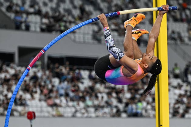 Wanda Diamond League 2026 - Shanghai Keqiao SHAOXING, CHINA - MAY 16: Emmanouil Karalis of Greece competes in the men s pole vault competition during the Yangtze River Delta Athletics Diamond Gala, the Shanghai Keqiao leg and opening meeting of the 2026 Wanda Diamond League circuit, at the China Textile City Sports Center in Keqiao, Shaoxing, Zhejiang province, China, on May 16, 2026. Artur Widak Anadolu Shaoxing China. Editorial use only. Please get in touch for any other usage.  Copyright: x2026xAnadoluxArturxWidakx