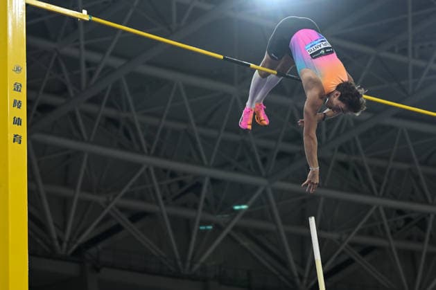 Wanda Diamond League 2026 - Shanghai Keqiao SHAOXING, CHINA - MAY 16: Armand Mondo Duplantis of Sweden competes in the men s pole vault final during the Yangtze River Delta Athletics Diamond Gala, the Shanghai Keqiao leg and opening meeting of the 2026 Wanda Diamond League circuit, at the China Textile City Sports Center in Keqiao, Shaoxing, Zhejiang province, China, on May 16, 2026. Artur Widak Anadolu Zhejiang China. Editorial use only. Please get in touch for any other usage.  Copyright: x2026xAnadoluxArturxWidakx