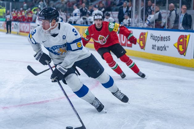 ZURICH, SWITZERLAND - MAY 16: Olli Maeaettae (Finland, 3) during build-up play during the Preliminary Round - Group A Match 7 between Hungary and Finland at the IIHF Ice hockey, Eishockey World Championship, WM, Weltmeisterschaft 2026, Swiss Life Arena on May 16, 2026 in Zurich, Switzerland. Zurich Switzerland Copyright: xTimoxSteinx