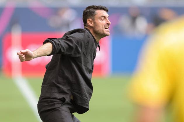Eintracht Frankfurt VfB Stuttgart, 1 FBL Coach Albert Riera Eintracht Frankfurt Bundesliga match between Eintracht Frankfurt and VfB Stuttgart on May 16, 2026 at Deutsche Bank Park in Frankfurt am Main , Frankfurt am Main Hessen Germany Deutsche Bank Park