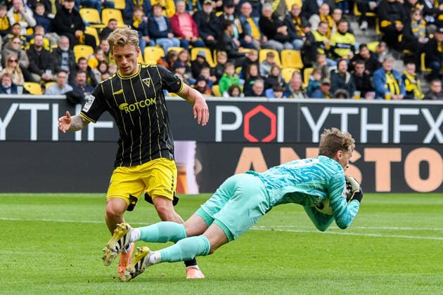 Norman Quindt Goalkeeper TSV Havelse, 29 catches the ball, Action, Action, Game scene, 16 05 2026, Aachen Germany , Soccer, 3 Liga, TSV Alemannia Aachen TSV Havelse, Soccer, 3 Liga, TSV Alemannia Aachen TSV Havelse, DFB DFL REGULATIONS PROHIBIT ANY USE OF PHOTOGRAPHS AS IMAGE SEQUENCES AND OR QUASI VIDEO xmhx