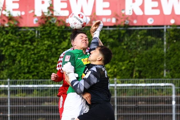 Soccer I Men I Season 2025 2026 I Regionalliga Nord I Matchday 34 I Eintracht Norderstedt HSC Hannover I 16 05 2026 Fabian Weigel 4, HSC Hannover Kai Patrick Bäte 22, HSC Hannover Norderstedt Edmund Plambeck Stadion Schleswig Holstein Germany Copyright: xLobeca RalfxHomburgx