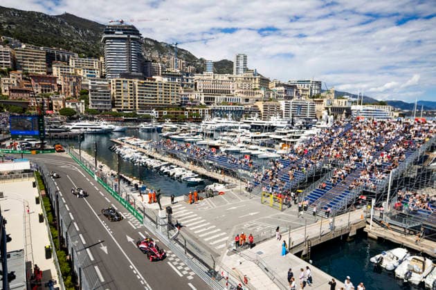 2026 FORMULA E MONACO ePRIX 21 DE VRIES Nyck (nld), Mahindra Racing, Mahindra M12Electro, action during the Monaco ePrix, 9th and 10th round of the 2025-26 ABB FIA Formula E World Championship, WM, Weltmeisterschaft on the Circuit de Monaco from Mai 16 to 17, 2026 in Monte-Carlo, Monaco - Monte-CarloMonaco  Copyright: xJULIENxDELFOSSEx