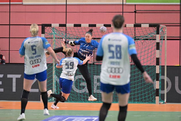 Sara Suba TusSies Metzingen, 77 in goal TusSies Metzingen vs Sport Union Neckarsulm , Handball, Alsco HBF, 5 Play Off League Matchday, Season 2025 2026, 16 05 2026 TusSies Metzingen vs Sport Union Neckarsulm , Handball, Alsco HBF, 5 Play Off League Matchday, Season 2025 2026, 16 05 2026 Tuebingen Copyright: xEibner-Pressefoto TobiasxBaurx EP_TBR