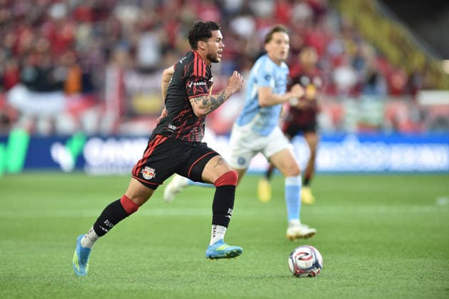 May 16, 2026, Harrison, New Jersey, USA: New York Red Bulls forward CADE COWELL (7) in action at Sports Illustrated Stadium in Harrison New Jersey New York City FC draws with New York Red Bulls 1 to 1 MLS, Fussball Herren, USA 2026 - New York City FC 1:1 New York Red Bulls  - ZUMAa301 20260516_aaf_a301_009 Copyright: xBrooksxVonxArxx