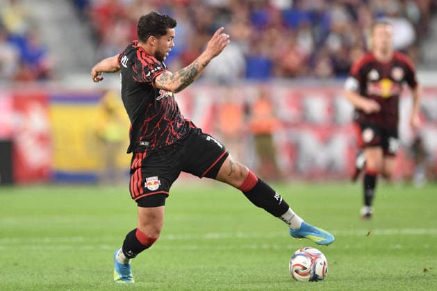 May 16, 2026, Harrison, New Jersey, USA: New York Red Bulls forward CADE COWELL (7) in action at Sports Illustrated Stadium in Harrison New Jersey New York City FC draws with New York Red Bulls 1 to 1 MLS, Fussball Herren, USA 2026 - New York City FC 1:1 New York Red Bulls  - ZUMAa301 20260516_aaf_a301_020 Copyright: xBrooksxVonxArxx