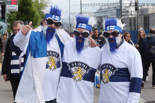 Ice Hockey World Championship 2026 FIN HUN Fans make pilgrimage to the stadium 16 05 2026 Swiss Life Arena Zuerich , SWITZERLAND, Men IIHF Ice Hockey World Championship Zurich 2026 Group Finland Hungary Fans make pilgrimage to the stadium