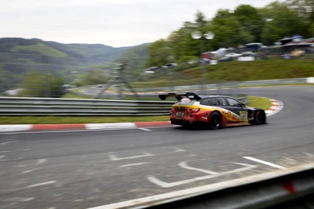 NÜRBURG - BMW M Motorsport with the BMW M3 Touring during the 24 Hours of Nürburgring at the German circuit in the Eifel. Max Verstappen is competing in the endurance race at the Nürburgring together with his teammates Austrian Lucas Auer, Andorran Jules Gounon, and Spaniard Daniel Juncadella. SANDER KONING ANP xVIxANPxSportx xxANPxIVx 558521555 originalFilename: 558521555.jpg