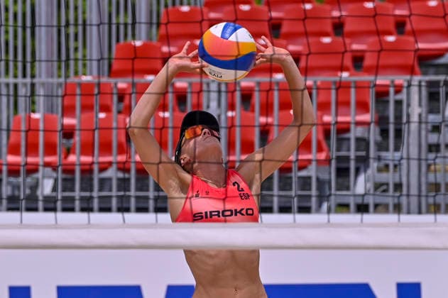 May 17, 2026, Madrid, Madrid, Spain: TANIA MORENO MATVEEVA of Spain during the men s preliminary round match (Pool A) between the German national team, Nationalteam and the Spanish national team, held at the Beach Pro Tour Futures Madrid 2026 at the Parque Deportivo Puerta de Hierro on May 15, 2026, in Madrid, Spain. Beach Pro Tour Futures Madrid 2026 (Men s) - 15.08.26  - ZUMAc312 20260517_zsp_c312_037 Copyright: xOscarxManuelxSanchezx