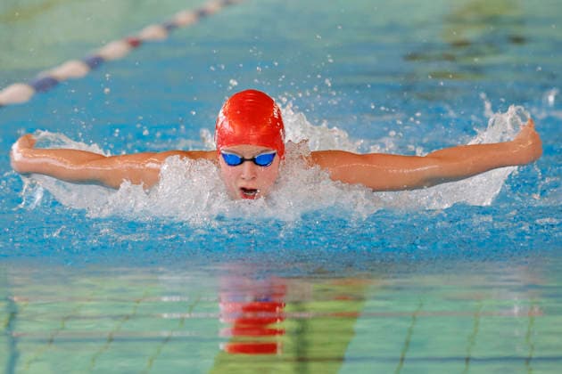16 05 2026 Swimming 61 International Swimming Festival Nordbad DSW Darmstadt here WK313 B Final 100m Butterfly Magdalena Bär 2012 SC Wfr München Darmstadt Hessen Germany