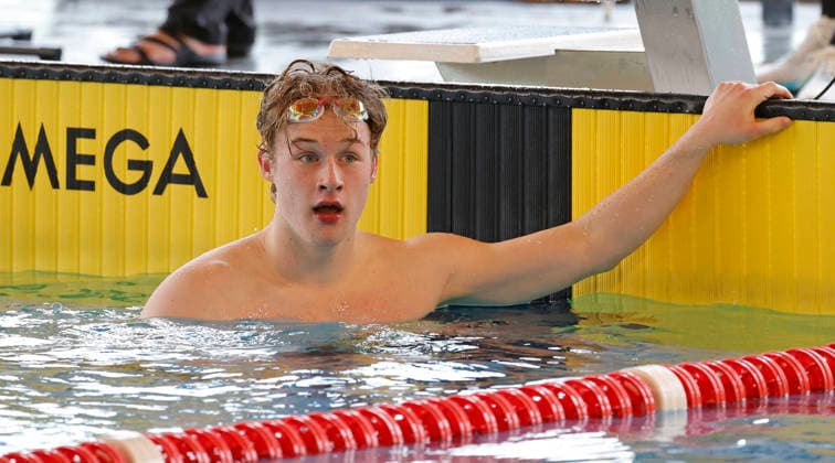 16 05 2026 Swimming 61 International Swimming Festival Nordbad DSW Darmstadt here WK114 A Final 100m Butterfly Bennet Rath 2007 SC Bodenteich Darmstadt Hessen Germany