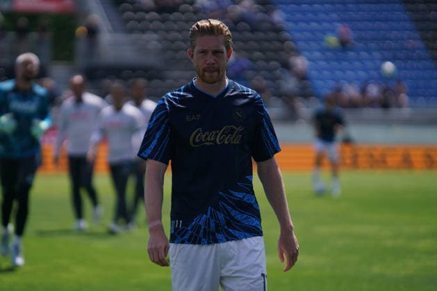Napoli s Kevin De Bruyne....During the Serie A soccer match between Pisa and Napoli at the Cetilar Arena Romeo Anconetani Stadium in Pisa; Center West Italy;sunday May 17 2026 ; Soccer  Copyright: x AlessandroxLaxRoccax