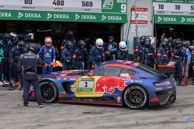 17 05 2026, xrarjax, Motorsport VLN Langstreckenmeisterschaft , 24 hours race Nürburgring v l Mercedes AMG Team Verstappen Racing Max Verstappen Lucas Auer Jules Gounon Daniel Juncadella Swalmen NED Kufstein AUT Anyos AND Barcelona ESP SP 9 PRO IGTC Mercedes AMG GT3 DFL DFB REGULATIONS PROHIBIT ANY USE OF PHOTOGRAPHS as IMAGE SEQUENCES and or QUASI VIDEO Nürburg
