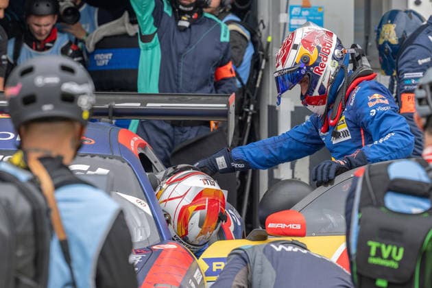 17 05 2026, xrarjax, Motorsport VLN Langstreckenmeisterschaft , 24 hours race Nürburgring v l Mercedes AMG Team Verstappen Racing Max Verstappen Lucas Auer Jules Gounon Daniel Juncadella Swalmen NED Kufstein AUT Anyos AND Barcelona ESP SP 9 PRO IGTC Mercedes AMG GT3 DFL DFB REGULATIONS PROHIBIT ANY USE OF PHOTOGRAPHS as IMAGE SEQUENCES and or QUASI VIDEO Nürburg