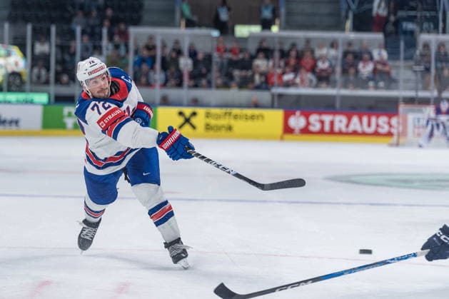 17 05 2026, Zurich, Swiss Life Arena, Ice Hockey World Championships Great Britain USA, 72 Justin Faulk United States Zurich Swiss Life Arena Zurich Switzerland Copyright: xJustPictures.ch StefanxEmchx jp-de-StEm-DSC0121320260517