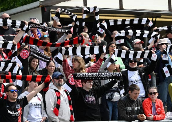 17 05 2026, xsltx, Fußball Google Pixel Frauen Bundesliga, Eintracht Frankfurt 1 FC Union Berlin v l Atmospheric backdrop at Brentanobad DFL DFB REGULATIONS PROHIBIT ANY USE OF PHOTOGRAPHS as IMAGE SEQUENCES and or QUASI VIDEO