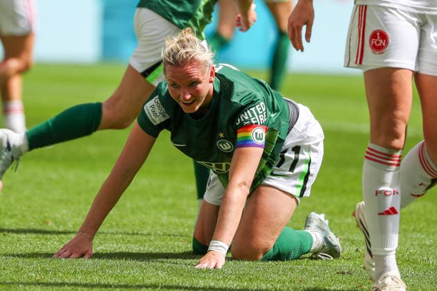 VfL vs Nuremberg, BL Women Wolfsburg, 17 05 2026, Football, Women, Google Pixel Bundesliga, Season 2025 2026, VfL Wolfsburg vs 1 FC Nuremberg Alexandra Popp VfL Wolfsburg AOK Stadion Niedersachsen Germany