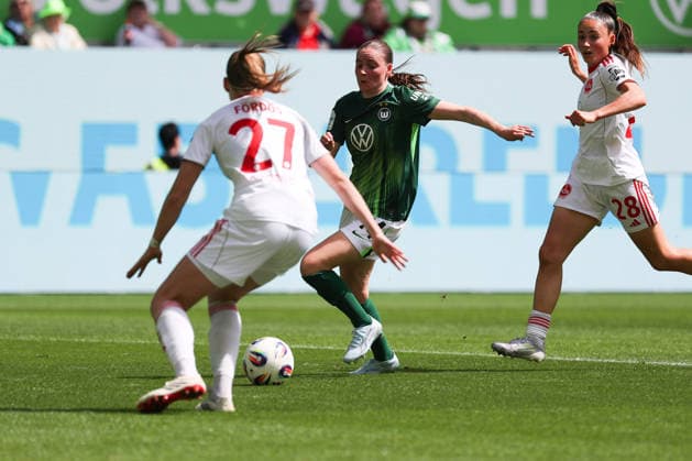 VfL vs Nuremberg, BL Women Wolfsburg, 17 05 2026, Football, Women, Google Pixel Bundesliga, Season 2025 2026, VfL Wolfsburg vs 1 FC Nuremberg Smilla Vallotto VfL Wolfsburg AOK Stadion Niedersachsen Germany