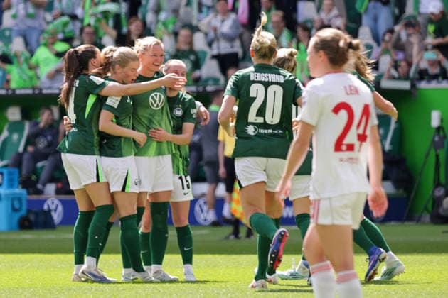 17 05 2026, xgrfx, Soccer Google Pixel Women Bundesliga, VfL Wolfsburg 1 FC Nürnberg v l Goal, Alexandra Popp to 2 0 VfL Wolfsburg DFL DFB REGULATIONS PROHIBIT ANY USE OF PHOTOGRAPHS as IMAGE SEQUENCES and or QUASI VIDEO Wolfsburg