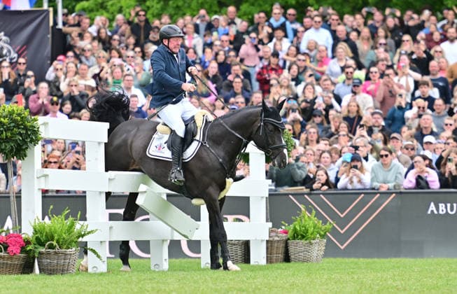 GER Al Shira aa German Jumping Dressage Derby Hamburg, Al Shira aa 95 German Jumping Derby 17 05 2026, GER Al Shira aa German Jumping Dressage Derby Hamburg, PAl Shira aa 95 German Jumping Derby presented by Melitta CSI4 Al Shira aa Derby Tour Final in the picture Michael Grimm GER on Duplexx nordphotoxGmbH xWitke nph00002
