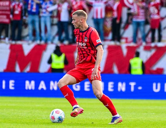GER, 1 FBL, 1 FC Heidenheim vs 1 FSV Mainz 05 16 05 2026, Voith Arena, Heidenheim, GER, 1 FBL, 1 FC Heidenheim vs 1 FSV Mainz 05, in the picture Adrian Beck Heidenheim, 21 nordphotoxGmbHx xHafner nph00200