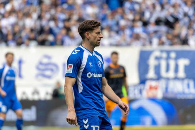 Germany 2 Bundesliga, Matchday 34, Season 2025 2026, 1 FC Magdeburg vs 1 FC Kaiserslautern Avnet Arena Magdeburg Nollenberger Alexander 1 FC Magdeburg, 17 Copyright: xMichellexLukax