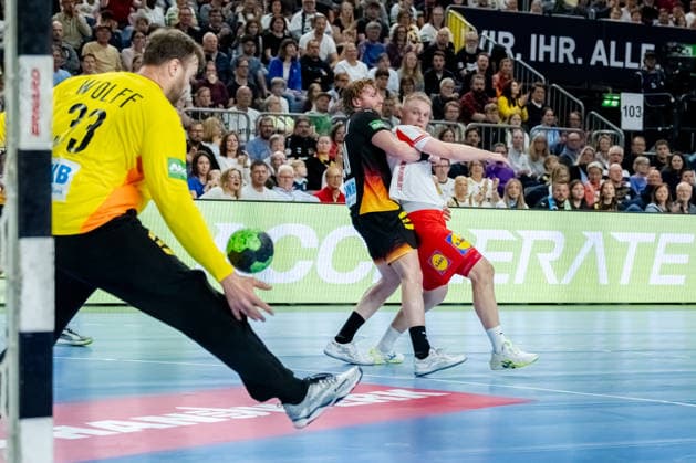 Dortmund 17 05 2026, Handball, Men, International match, Germany Denmark Andreas Wolff Germany, 33 saves a throw