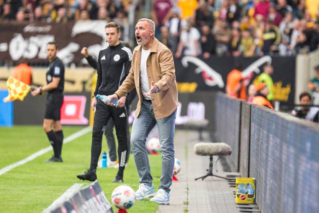 17 05 2026, xomx, Soccer 2 Bundesliga, Dynamo Dresden Holstein Kiel v l Phil Harres Holstein Kiel DFL DFB REGULATIONS PROHIBIT ANY USE OF PHOTOGRAPHS as IMAGE SEQUENCES and or QUASI VIDEO Dresden