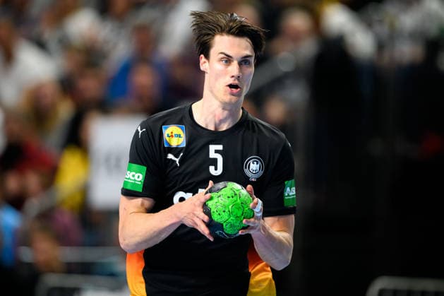 Koeln Handball Laenderspiel Germany Denmark Miro Schluroff Germany Koeln Lanxess Arena Germany