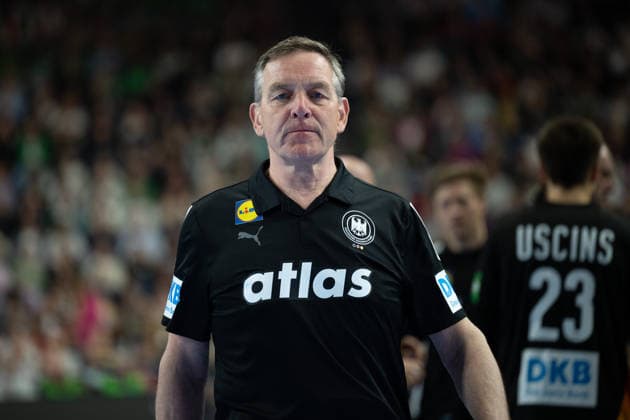 Mens Handball International Match, Germany Denmark May 17, 2026 Alfred Gislason Coach Germany Germany Mens Handball International Match, Germany Denmark May 17, 2026 Copyright: xBEAUTIFULxSPORTS Erlhofx
