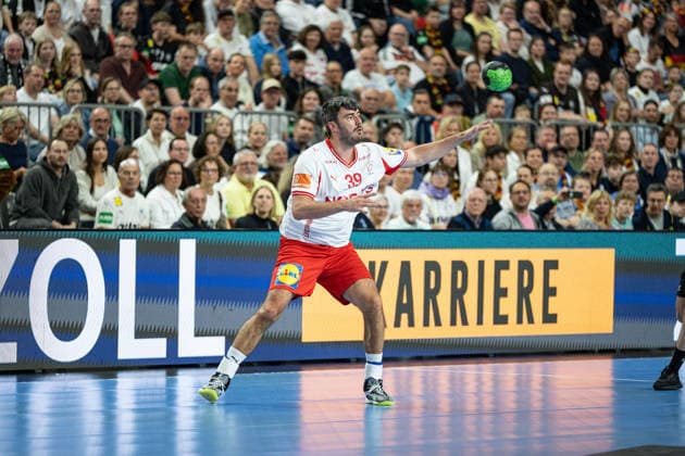 Mens Handball International Match, Germany Denmark May 17, 2026 Jacob Lassen Denmark, 39 , Mens Handball International Match, Germany Denmark May 17, 2026 Copyright: xBEAUTIFULxSPORTS Erlhofx