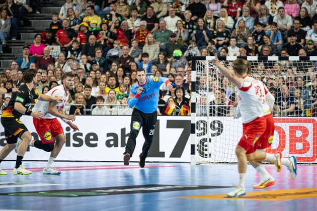 Mens Handball International Match, Germany Denmark May 17, 2026 Kevin Moller Denmark, 20 , Mens Handball International Match, Germany Denmark May 17, 2026 Copyright: xBEAUTIFULxSPORTS Erlhofx