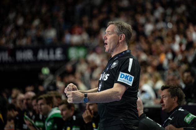 Mens Handball International Match, Germany Denmark May 17, 2026 Alfred Gislason Coach Germany Germany Mens Handball International Match, Germany Denmark May 17, 2026 Copyright: xBEAUTIFULxSPORTS Erlhofx