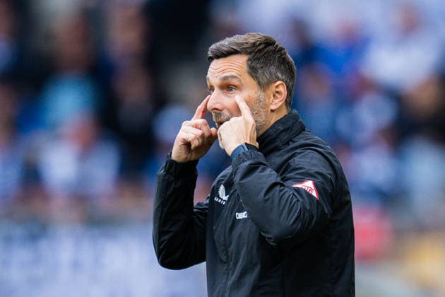 17 05 2026 Soccer, 2025 2026, 2 Bundesliga, 34 Matchday, DSC Arminia Bielefeld Hertha BSC Berlin Stefan Leitl Coach Berlin DFL REGULATIONS PROHIBIT ANY USE OF PHOTOGRAPHS AS IMAGE SEQUENCES AND OR QUASI VIDEO