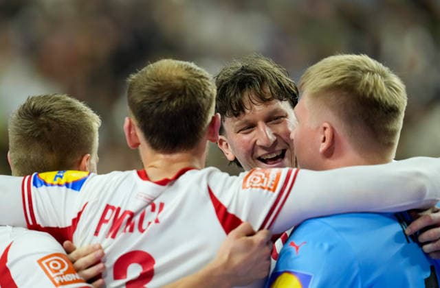 Spieler von Daenemark feiern nach dem Spielende gemeinsam. Deutschland vs Daenmark, Manner Freundschaftspiel, LanXESS Arena, Koeln, GER, 17.05.2026 Foto: HMB Media Scott W. Coleman Koeln LanXESS Arena Nordrhein-Westfalen GER Copyright: xScottxW.xColemanx